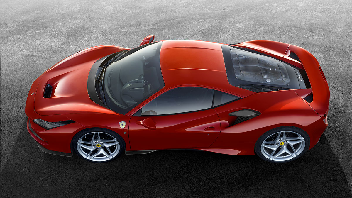 amf Ferrari F8 Tributo – side