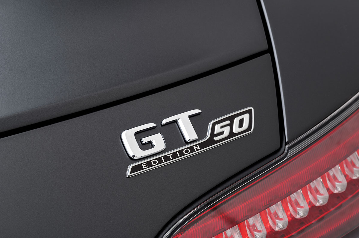 AMG GT C badge 50 anni amf