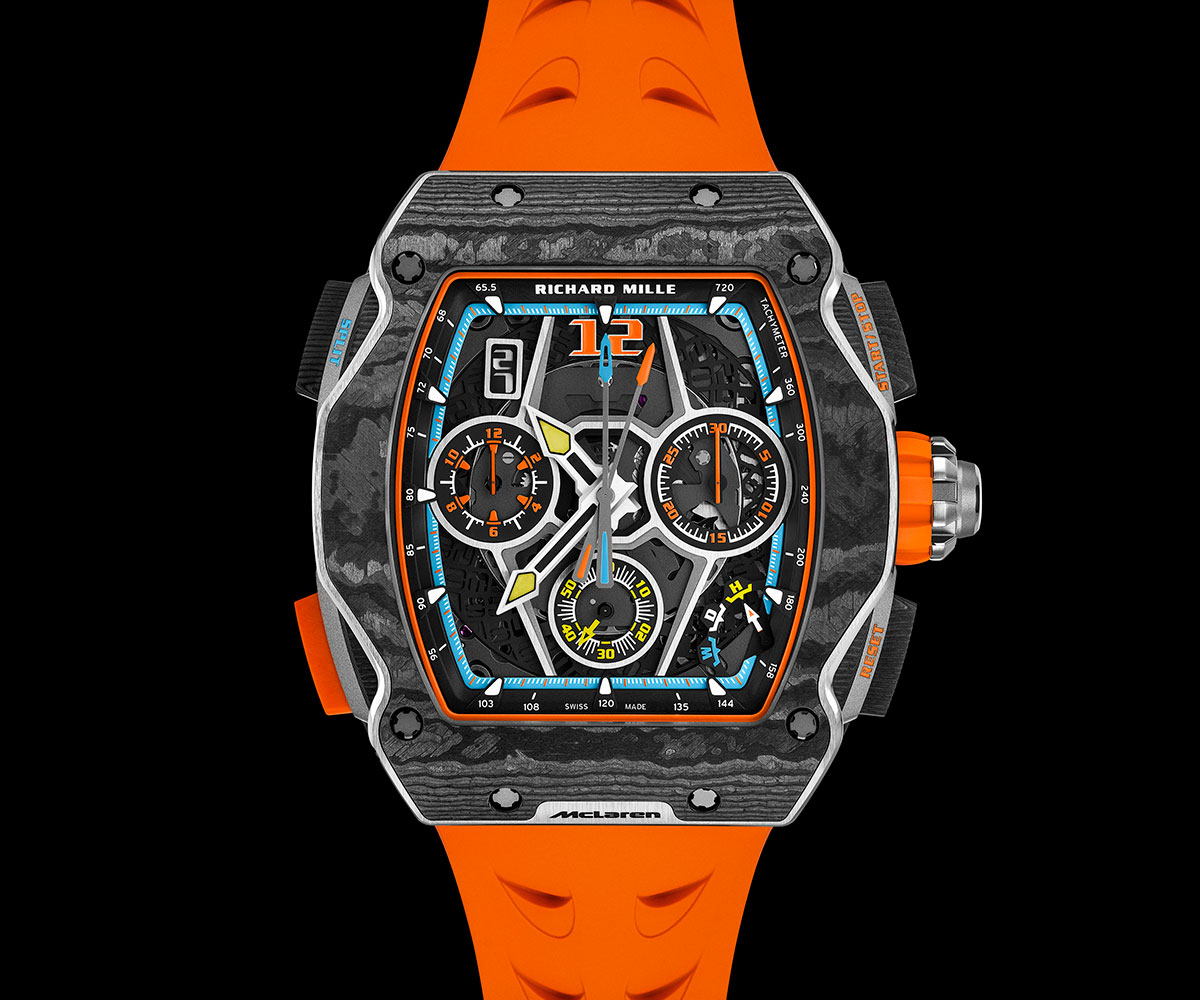 Chronografo automatico rattrapante Richard Mille RM 65-01 McLaren W1